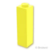 ブロック 1 x 1 x 3：[Bt,Lt Yellow / ブライトライトイエロー]