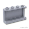 パネル 1 x 4 x 2 - サイドサポート：[Light Bluish Gray / グレー]