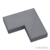 タイル コーナー 2 x 2：[Dark Bluish Gray / ダークグレー]