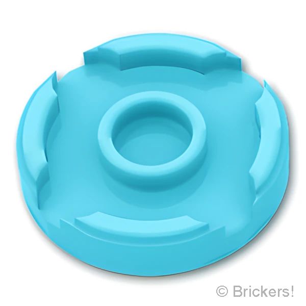 LEGO® パーツ 6145255 タイル ラウンド 2 x 2 - スタッドホルダー：[Md,Azure / ミディアムアズール] 14769-156 