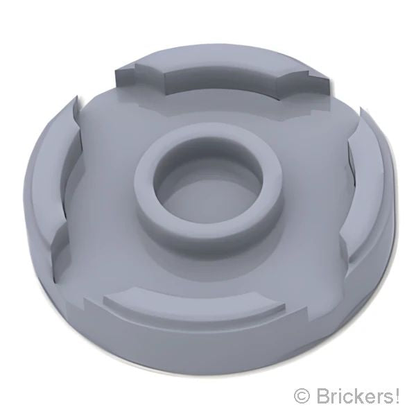 LEGO® パーツ 6352997 タイル ラウンド 2 x 2 - シルバーキャピタルレターC：[Light Bluish Gray / グレー] 14769pb424-194 