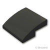 スロープ カーブ 2 x 2 x 2/3：[Black / ブラック]