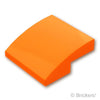 スロープ カーブ 2 x 2 x 2/3：[Orange / オレンジ]