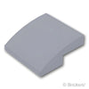 スロープ カーブ 2 x 2 x 2/3：[Light Bluish Gray / グレー]