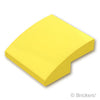 スロープ カーブ 2 x 2 x 2/3：[Bt,Lt Yellow / ブライトライトイエロー]