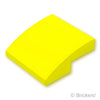 スロープ カーブ 2 x 2 x 2/3：[Neon Yellow / ネオンイエロー]
