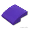 スロープ カーブ 2 x 2 x 2/3：[Dark Purple / ダークパープル]