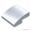 スロープ カーブ 2 x 2 x 2/3：[MetallicSilver / メタリックシルバー]