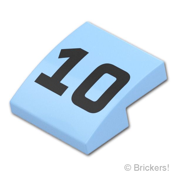 LEGO® パーツ 6606685 スロープ カーブ 2 x 2 x 2/3 - ブラックの10：[Bt,Lt Blue / ブライトライトブルー] 15068pb690-212 