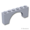 アーチ 1 x 6 x 2：[Light Bluish Gray / グレー]