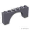 アーチ 1 x 6 x 2：[Dark Bluish Gray / ダークグレー]