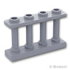 フェンス 1 x 4 x 2 - 4スタッド：[Light Bluish Gray / グレー]