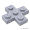 プレート 3 x 3 - クロス：[Light Bluish Gray / グレー]