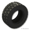 タイヤ 49.5mm x 20mm - 中空：[Black / ブラック]