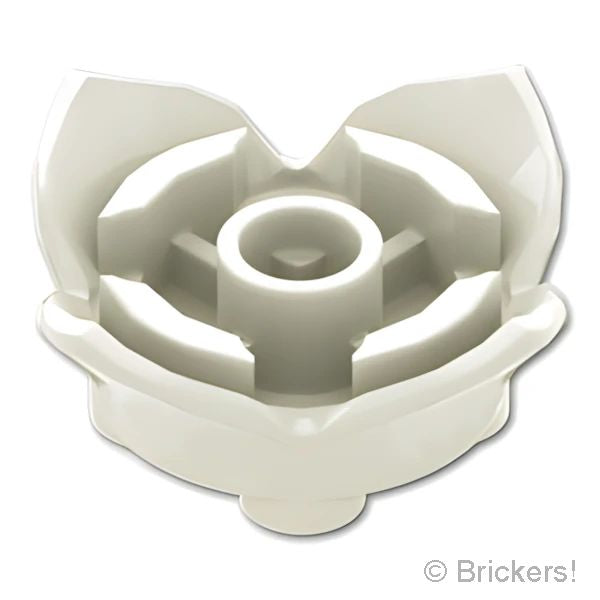 LEGO® パーツ 6382782/6468789 花 2 x 2 - 4花びらと軸穴：[White / ホワイト] 15469-001 