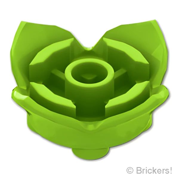 LEGO® パーツ 6210415 花 2 x 2 - 4花びらと軸穴：[Lime / ライム] 15469-119 