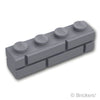 ブロック 1 x 4 - レンガ：[Dark Bluish Gray / ダークグレー]