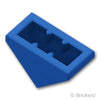 スロープ トリプル 45° 2 x 1：[Blue / ブルー]
