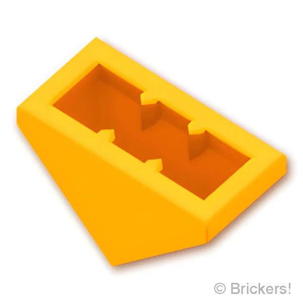 LEGO® パーツ 6078294/6382584 スロープ トリプル 45° 2 x 1：[Bt,Lt Orange / ブライトライトオレンジ] 15571-191 