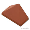 スロープ トリプル 45° 2 x 1：[Reddish Brown / ブラウン]