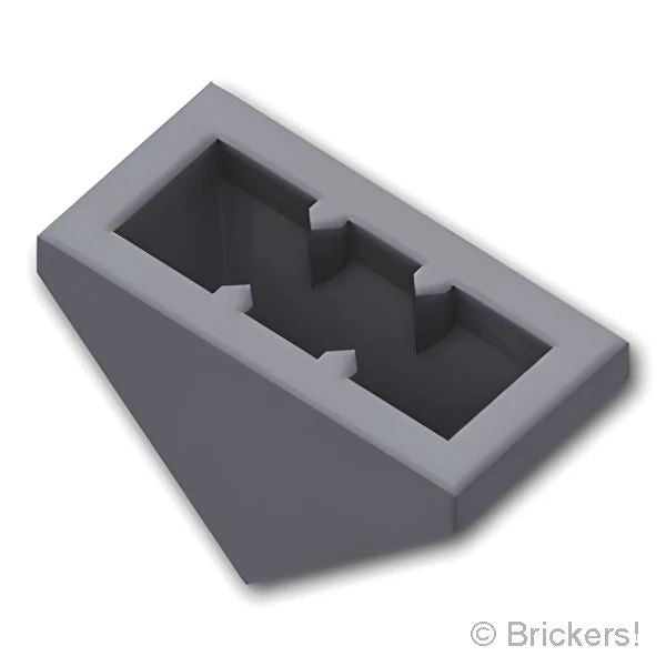 LEGO® パーツ 6076203 スロープ トリプル 45° 2 x 1：[Dark Bluish Gray / ダークグレー] 15571-199 