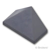 スロープ トリプル 45° 2 x 1：[Dark Bluish Gray / ダークグレー]