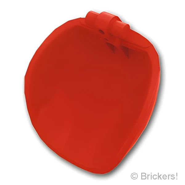 LEGO® パーツ 6391203/6510978 ラージ フィギュア アーマー - バーハンドル：[Red / レッド] 1686-021 