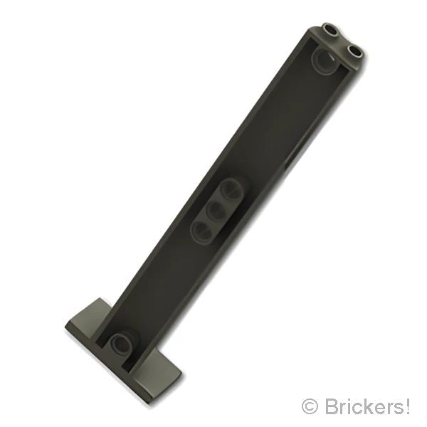 LEGO® パーツ 6449621/6507802 サポート 半円 2 x 4 x 13 - 5ピンホール：[Black / ブラック] 1749-026 