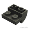 スロープ インバート カーブ 2 x 2 x 1 -  2スタッド：[Black / ブラック]