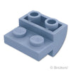 スロープ インバート カーブ 2 x 2 x 1 -  2スタッド：[Sand Blue / サンドブルー]