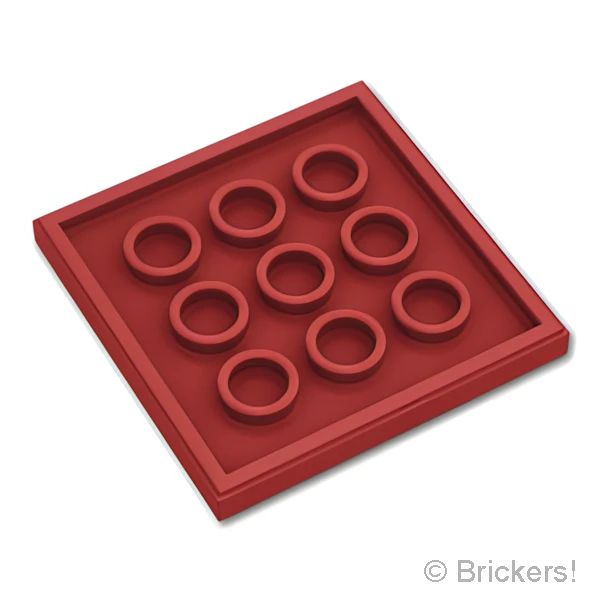 LEGO® パーツ 6457941 タイル 4 x 4：[Dark Red / ダークレッド] 1751-154 