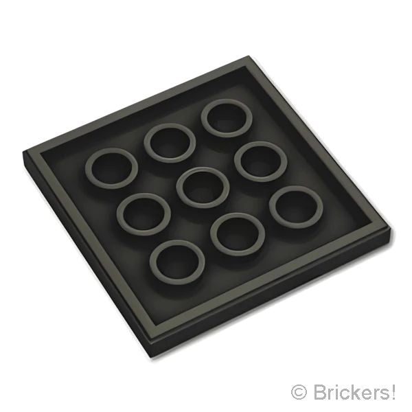 LEGO® パーツ 6488086 タイル 4 x 4 - LEGO Marvel 'HELICARRIER'：[Black / ブラック] 1751pb022-026 