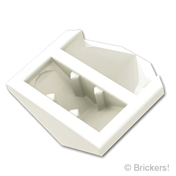 LEGO® パーツ 6470863/6507816 スロープ カーブ ダブル 33° 2 x 2 ：[White / ホワイト] 1762-001 