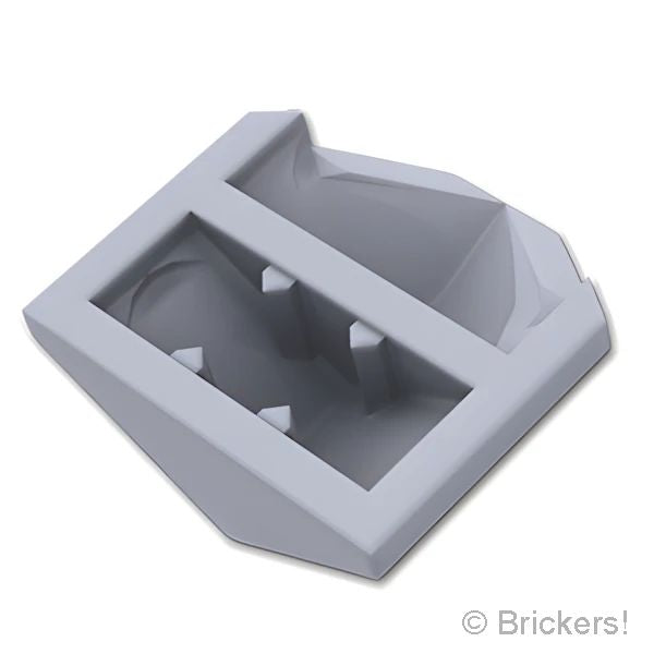 LEGO® パーツ 6393207/6507810 スロープ カーブ ダブル 33° 2 x 2 ：[Light Bluish Gray / グレー] 1762-194 