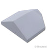 スロープ カーブ ダブル 33° 2 x 2 ：[Light Bluish Gray / グレー]