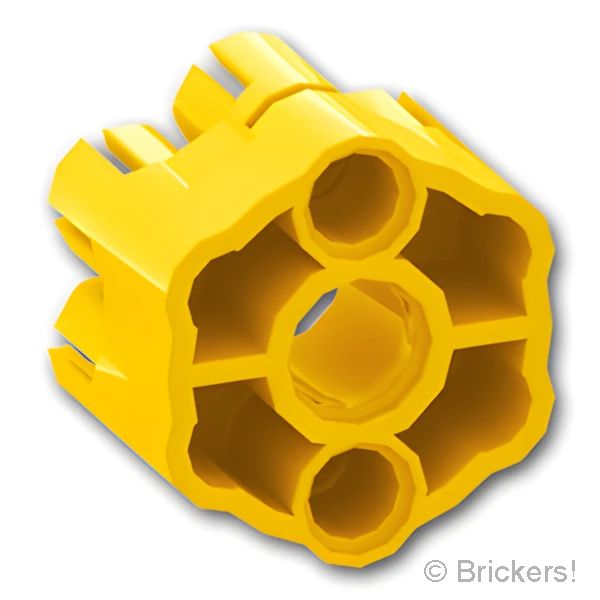 LEGO® パーツ 6248062 ラピッドシューター - 6バレル：[Yellow / イエロー] 18588-024 