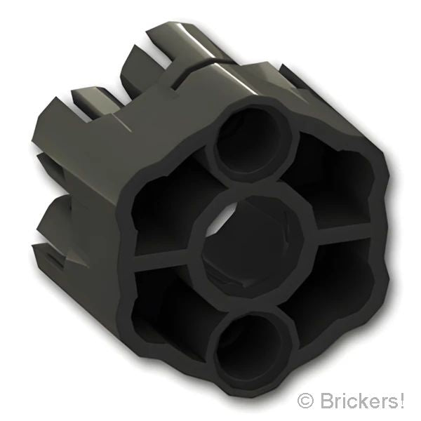 LEGO® パーツ 6100104 ラピッドシューター - 6バレル ：[Black / ブラック] 18588-026 