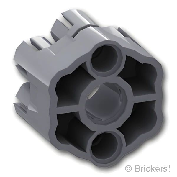 LEGO® パーツ 6100488 ラピッドシューター - 6バレル：[Dark Bluish Gray / ダークグレー] 18588-199 