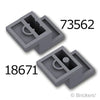 ブラケット 3 x 2 x 1 - 1/3：[Dark Bluish Gray / ダークグレー]