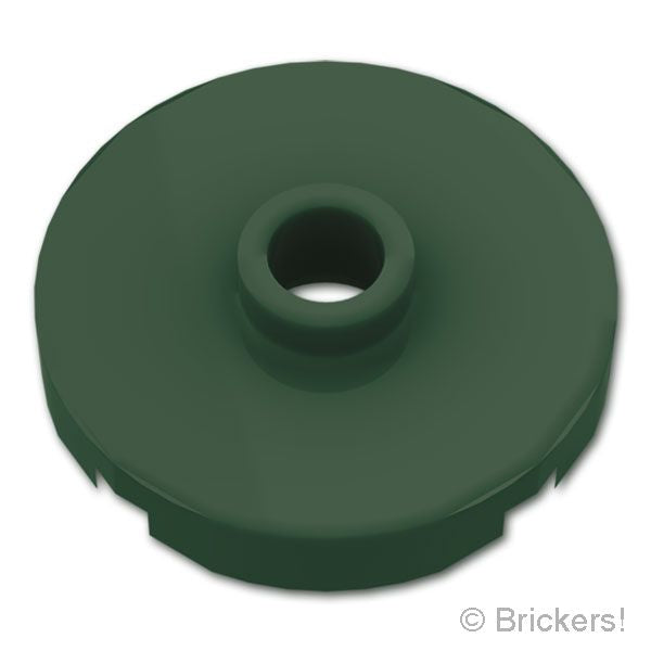 LEGO® パーツ 6512536 タイル ラウンド 2 x 2 - オープンスタッド ：[Dark Green / ダークグリーン] 18674-141 