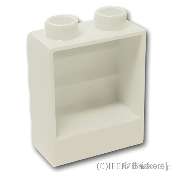 LEGO® パーツ 6145930 デュプロ ブロック 1 x 2 x 2 丸太：[White / ホワイト] 18783-001 