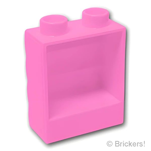 LEGO® パーツ 6343499 デュプロ ブロック 1 x 2 x 2 丸太：[Bright Pink / ブライトピンク] 18783-222 