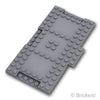 ブロック 8 x 16 インデント 1 x 4 ＆サイドプレート 1 x 4：[Dark Bluish Gray / ダークグレー]