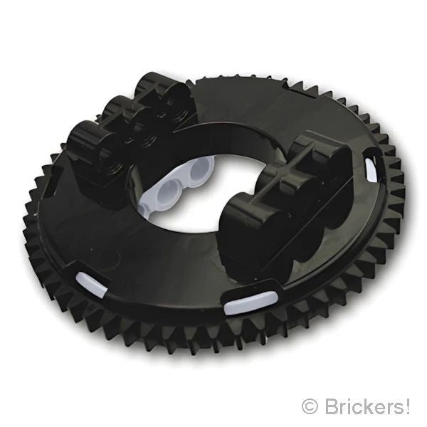 LEGO® パーツ 6109283/6413529/6109285 テクニック ターンテーブル - 60歯ギア(18939 / 18938)：[Light Bluish Gray / グレー] 18939c01-194 