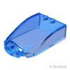 ウィンドスクリーン 6 x 4 x 1 1/3 - ストレートサイド：[Tr,Blue / トランスブルー]