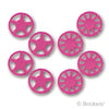 ホイール カバー 18976用 - 2種 x 4枚セット：[Magenta / マゼンタ]