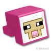 ピクセルの羊 - マインクラフト：[Magenta / マゼンタ]