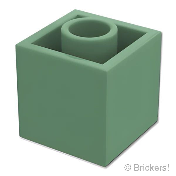 LEGO® パーツ 6336780 ミニフィグ プレーンヘッド - キューブ：[Sand Green / サンドグリーン] 19729-151 
