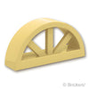 ウィンドウ 1 x 4 x 1 2/3 - ラウンドトップ：[Tan / タン]