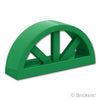 ウィンドウ 1 x 4 x 1 2/3 - ラウンドトップ：[Green / グリーン]
